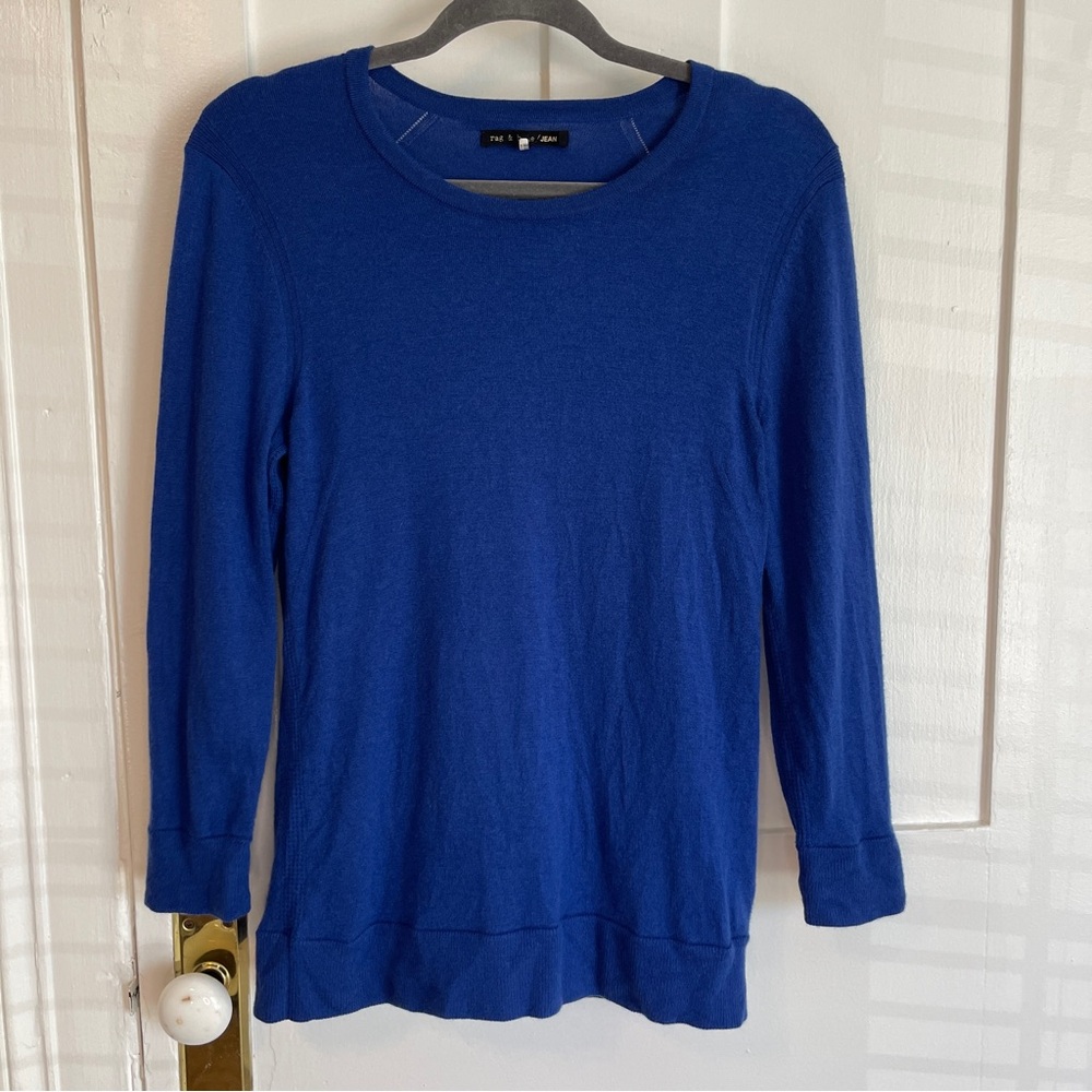 Rag & Bone Women’s size Medium M wool blend sweater. Blue